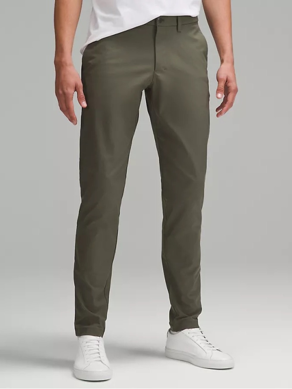 Lululemon ABC Slim Fit Trouser Smooth Twill - 34”L - Size 38 - Army Green
